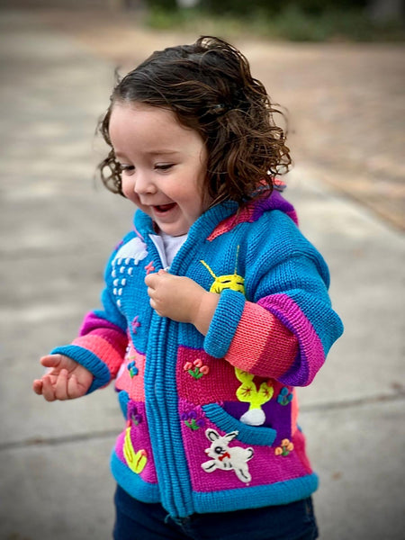 Children’s Hand Knitted Sweater Size 4