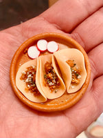 Mini Food Plates - Ofrenda Decorations for Day of the Dead Altar