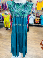 Camelia Maxi Embroidered Dress