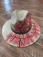 Hand painted Mexican hat Cherry Tree