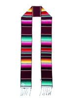 Serape Grad Stole Scarf Belt