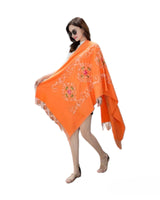 Pashmina Silk Shawl with Sequin Embroidery