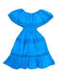 Mexican Victoria Turquoise Girl Dress