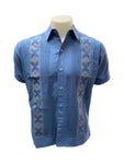 Men’s Linen Guayabera Aguazul