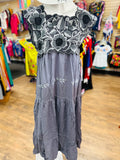 Camelia Maxi Embroidered Dress