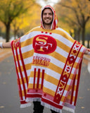 San Francisco 49ers Hooded Poncho
