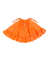 Mexican Folklorico Orange Solid Skirt