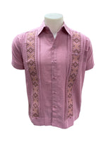 Men's Guayabera Bacalar Pink