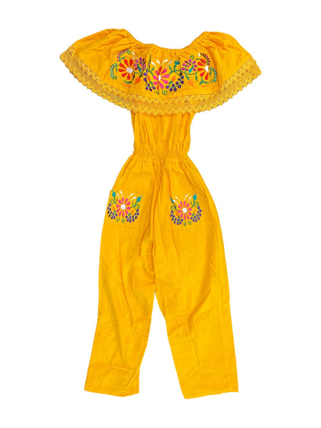 Mexican Girl Yellow Jumpsuit