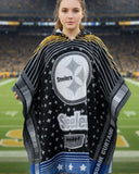 Pittsburgh Steelers Hooded Poncho