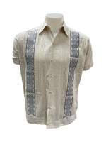 Men’s Linen Guayabera Cream