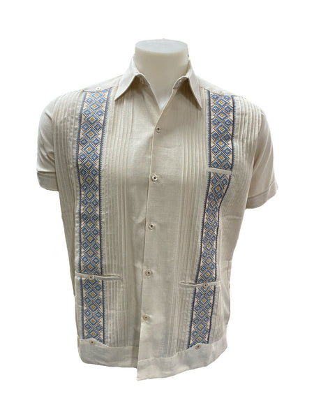 Men’s Linen Guayabera Cream