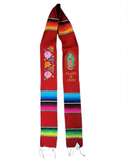 Serape Guadalupe Embroidered Graduation Stole 2026 - Cielito Lindo