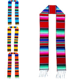 Serape Grad Stole Scarf Belt