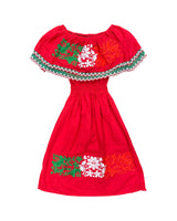 Girls Margarita Dress Black Tricolor