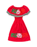 Girls Margarita Dress Black Tricolor