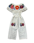 Mexican Girl Ivory Jumpsuit