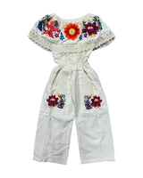 Mexican Girl Ivory Jumpsuit