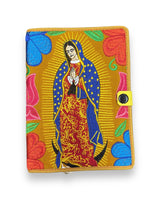 Guadalupe Embroidered Notebook Cover