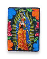 Guadalupe Embroidered Notebook Cover