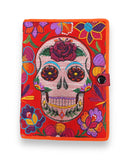 Sugar Skull Embroidered Notebook Cover