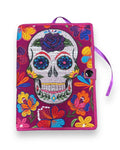 Sugar Skull Embroidered Notebook Cover