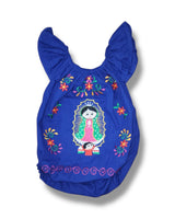 Guadalupe Ruffled Embroidered Onesie