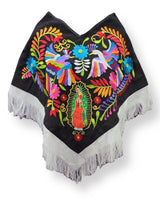 Virgencita Fringed Poncho