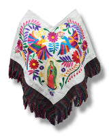 Virgencita Fringed Poncho