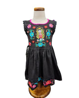 Guadalupana Embroidered Dress