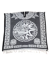 Mexican Poncho Aztec Warrior