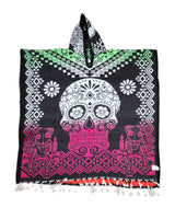 Mexican Poncho Catrina Skulls Unisex