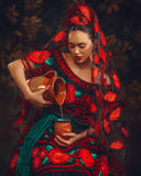 Mexican Chiapaneca Red Dress