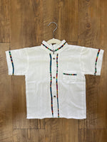 Boys Guayabera Coralillo White