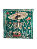 Catrin Charro Day Of The Dead Pillow Cover