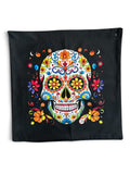 Sugar Skull Fiesta Day Of The Dead Pillow Cover