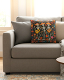 Cantantes Catrines Day Of The Dead Pillow Cover