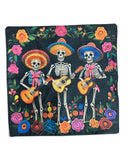 El Trio Catrines Day Of The Dead Pillow Cover