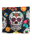 Sugar Skull Rose Day Of The Dead Pillow Cover