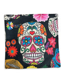 Sugar Skull Cross Day Of The Dead Pillow Cover