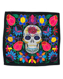 Sugar Skull Embroidered Pillow Covers