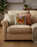 Butterfly Embroidered Pillow Covers