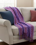 Mexican Cambaya Shawl Lavender