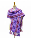 Mexican Cambaya Shawl Lavender
