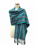 Mexican Cambaya Shawl Teal