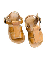 Mexican Unisex Brown Leather Sandals