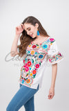 San Miguel Luxury Fine Blouse Orange