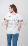 San Miguel Luxury Fine Blouse Orange