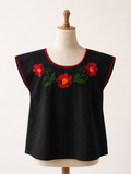 Zinacantan Hand Embroidered Blusitas for Girls