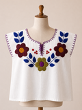 Zinacantan Hand Embroidered Blusitas for Girls